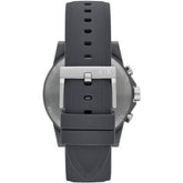 Armani Exchange Men’s Quartz Grey Silicone Strap Grey Dial 44mm Watch AX7123